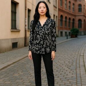 Cato Black Blouse Top